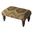 Pemberly Row Contemporary Mountain Lodge Bench in Multi-Color