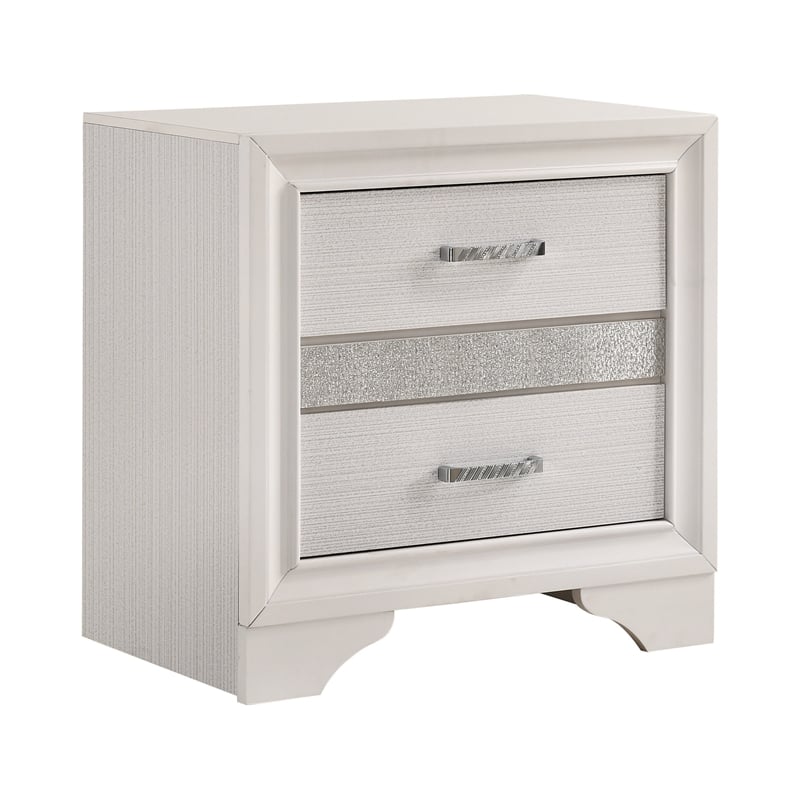 Pemberly Row 5-Piece Wood Queen Storage Panel Bedroom Set in White