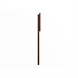 Pemberly Row Queen Wood Panel Headboard with USB Charger in Walnut