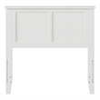Pemberly Row Madison Twin Solid Wood Panel Headboard in White