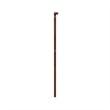 Pemberly Row Madison Twin Solid Wood Panel Headboard in Walnut