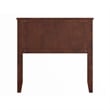 Pemberly Row Madison Twin Solid Wood Panel Headboard in Walnut