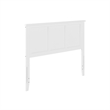 Pemberly Row Madison Full Solid Wood Panel Headboard in White