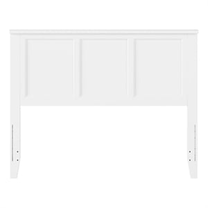Pemberly Row Madison Full Solid Wood Panel Headboard in White