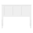 Pemberly Row Madison Full Solid Wood Panel Headboard in White