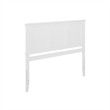 Pemberly Row Madison Queen Solid Wood Panel Headboard in White
