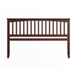 Pemberly Row Mission King Wood Headboard in Walnut
