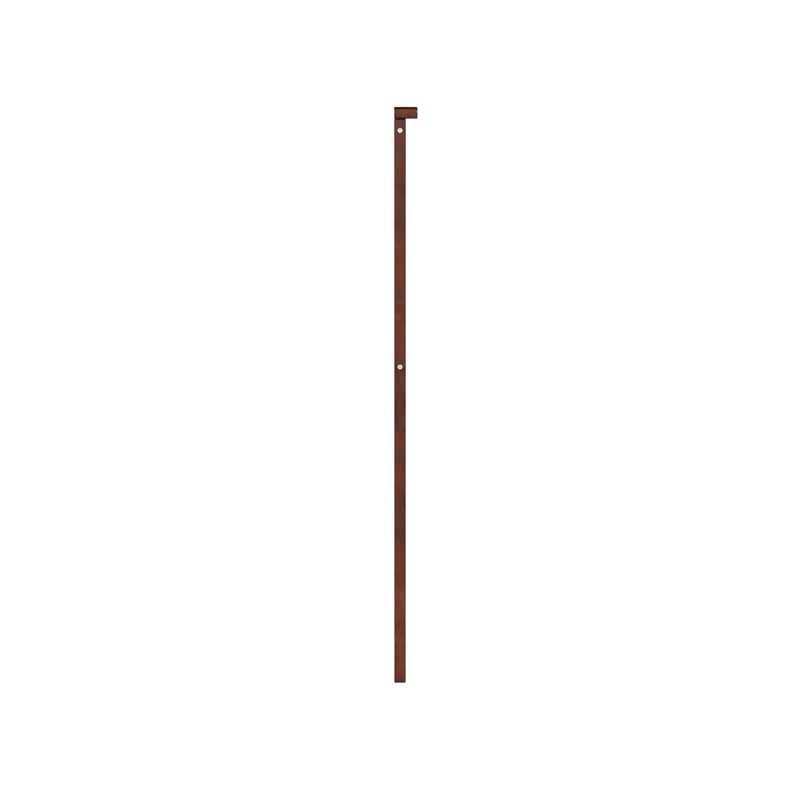 Pemberly Row Mission King Wood Headboard in Walnut