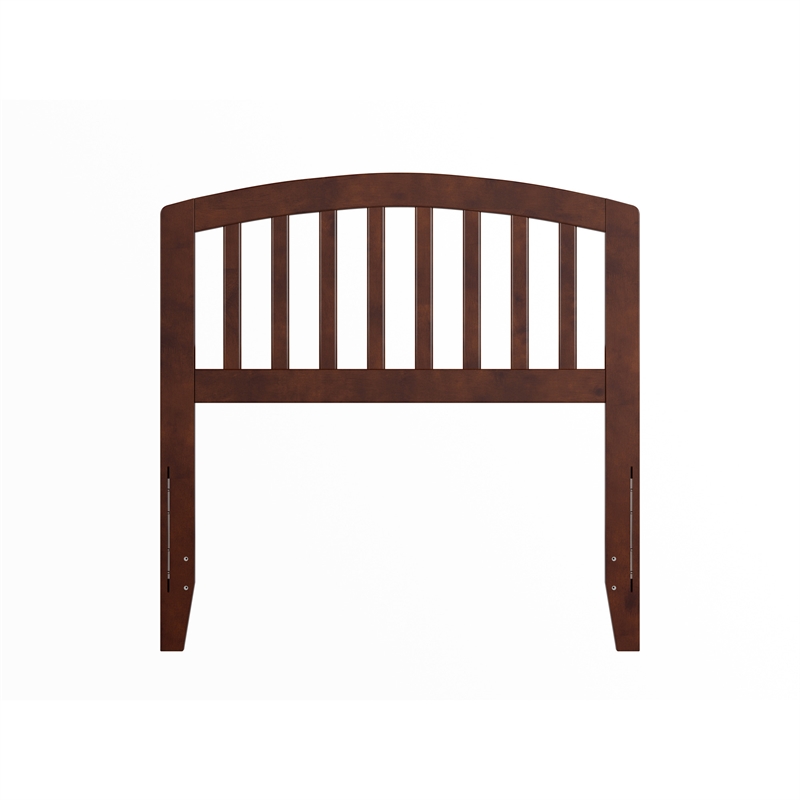 Pemberly Row Richmond Twin Wood Headboard in Walnut