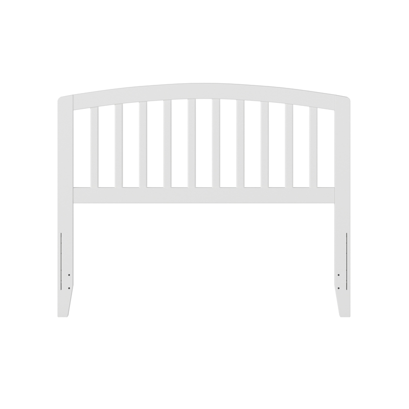 Pemberly Row Richmond Full Wood Headboard in White