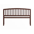 Pemberly Row Richmond King Wood Headboard in Walnut