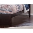 Pemberly Row Urban King Storage Solid Wood Platform Bed in Espresso