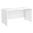 Pemberly Row 60W x 30D Office Desk in White - Engineered Wood