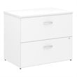 Pemberly Row Lateral File Cabinet in White - Engineered Wood