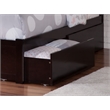 Pemberly Row Solid Wood Twin XL/Queen/King Bed Drawer in Espresso (Set of 2)
