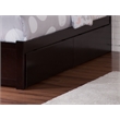 Pemberly Row Solid Wood Twin XL/Queen/King Bed Drawer in Espresso (Set of 2)