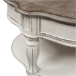 Pemberly Row Contemporary Manor White Finish Round Cocktail Table