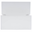 Pemberly Row Transitional Artisan-Crafted Wood Step Stool in White