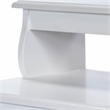 Pemberly Row Transitional Artisan-Crafted Wood Step Stool in White