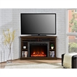 Pemberly Row Modern Electric Corner Fireplace up to 50