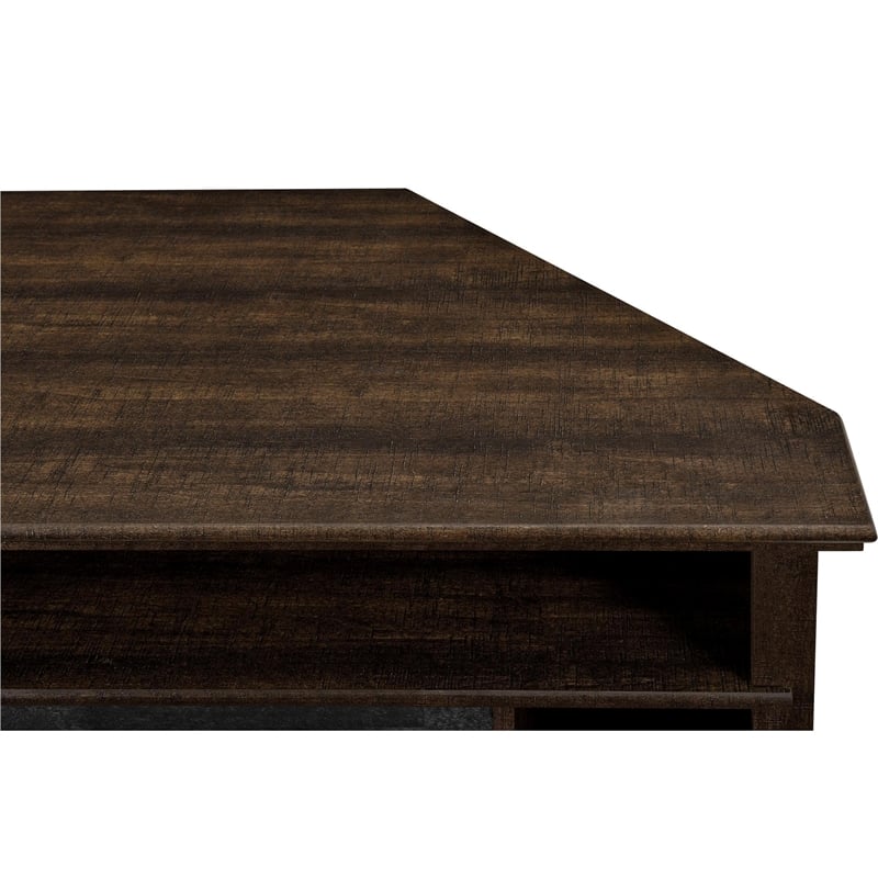 Pemberly Row Modern Electric Corner Fireplace up to 50