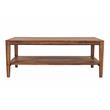 Pemberly Row Modern Solid Sheesham Wood Coffee Table - Natural.