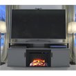 Pemberly Row Electric Fireplace TV Console for TVs up to 70