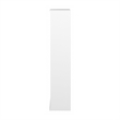 Pemberly Row 5 Shelf Bookcase in Pure White - Engineered Wood