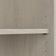 Pemberly Row 5 Shelf Tall Bookcase in Linen White Oak - Engineered Wood