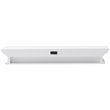 Pemberly Row Modern Extra Long Floating Wall Shelf in Pure White