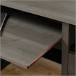 Pemberly Row Contemporary Computer Desk in Gray Maple Finish