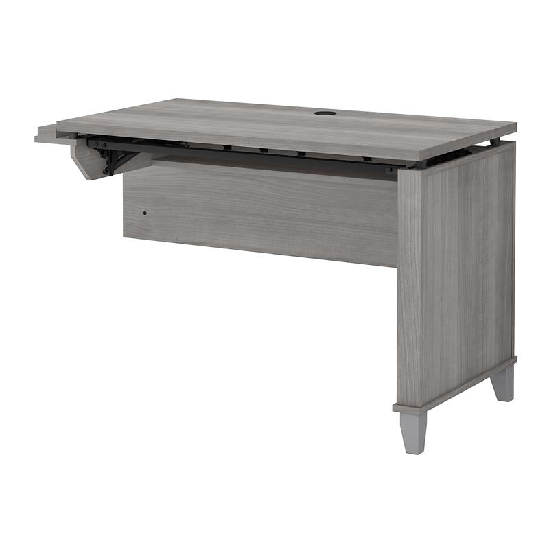 Pemberly Row 3 Position Sit to Stand Return in Platinum Gray - Engineered Wood