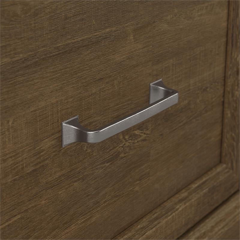 Pemberly Row Engineered Wood 40W Hall Tree and Shoe Bench with Doors - Ash Brown