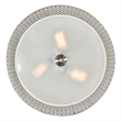 Pemberly Row 3 Light Drum Shade Metal Chandelier in Satin Nickel