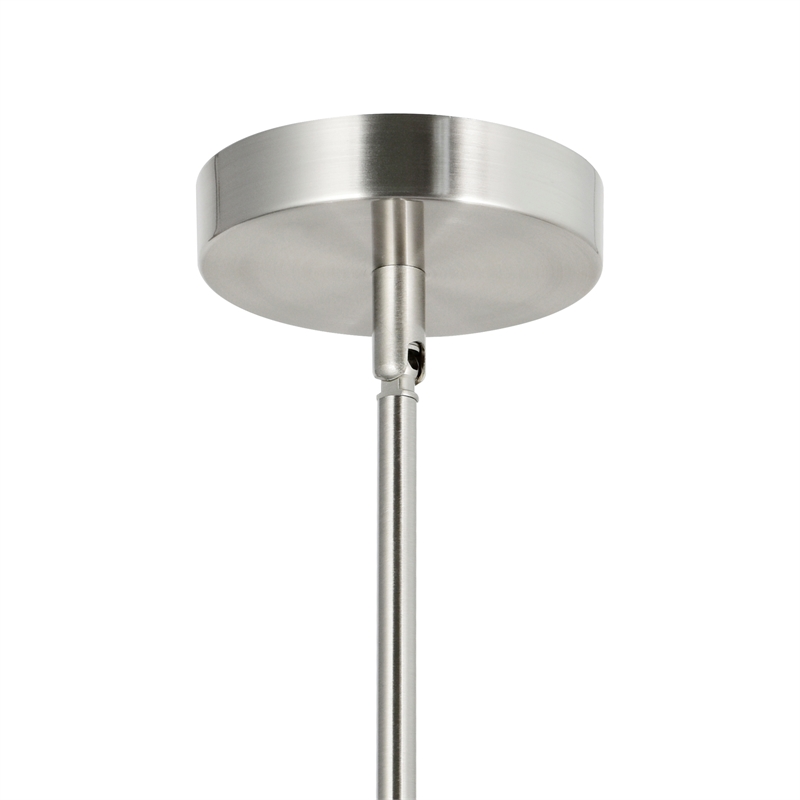 Pemberly Row 3 Light Drum Shade Metal Chandelier in Satin Nickel