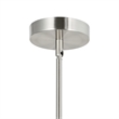 Pemberly Row 3 Light Drum Shade Metal Chandelier in Satin Nickel