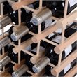 Pemberly Row Contemporary Pine Wood Wine Rack for 40-bottle in Natural
