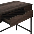 Pemberly Row Contemporary Sit-To-Stand Desk in Ozark Ash Engineered Wood