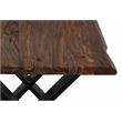 Pemberly Row Contemporary Solid Sheesham Wood End Table - Brown