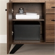 Pemberly Row Contemporary Multi-function Secretary Desk in Brown