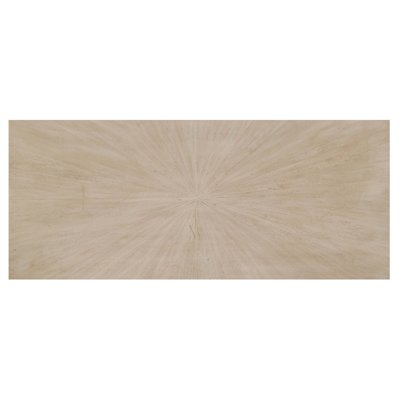 Pemberly Row Contemporary Wood Rectangular Dining Table in Natural