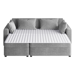 pemberly row contemporary microfiber waterproof sofa bed mattress pad