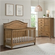 Pemberly Row Farmhouse Wood Chifferobe in Sand Dune Brown Finish