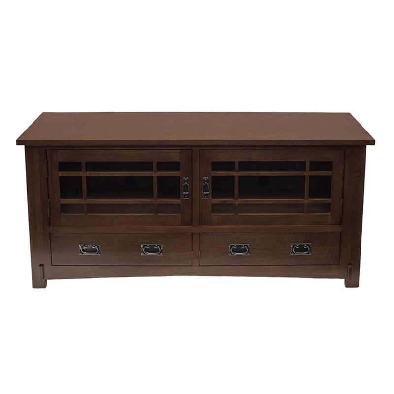 Pemberly Row Contemporary Wood TV Stand for TVs up to 60