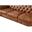 Pemberly Row Top Grain Leather Chesterfield 95