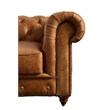 Pemberly Row Top Grain Leather Chesterfield 95