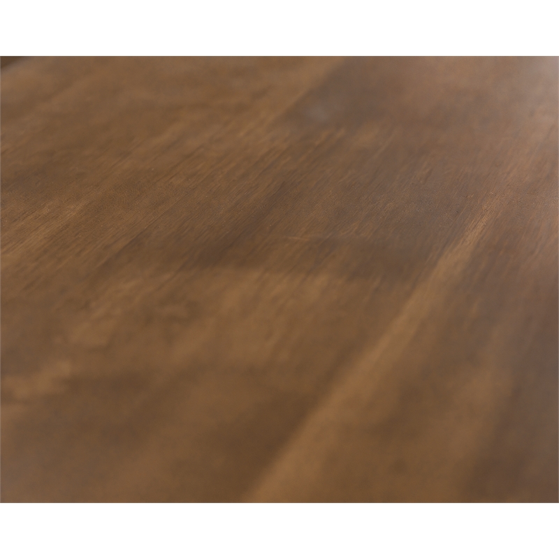 Pemberly Row Wood Office Console Accent Credenza in Brown Finish