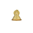 Pemberly Row Contemporary 1-Light Cone Metal Bath Sconce in Brass