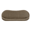 Pemberly Row Contemporary Fabric Bench in Pasadena Taupe Finish