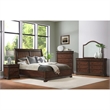 Pemberly Row Contemporary 3-Drawer Nightstand With USB in Cherry